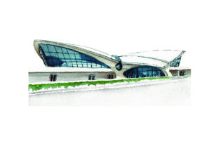 Airport Watercolor Style: A Designerβs Review