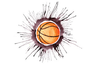 Basketball Watercolor Splatter: A Designer’s Review