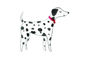 Dalmatian - Watercolor: A Designer's Review for Dogs Projects