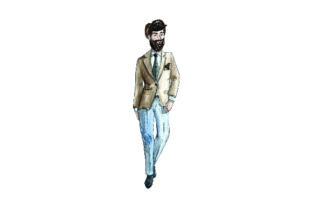 Men's Suit Illustrations: Beauty Amp Review