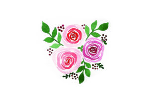 Reviewing Bouquet of Roses - Watercolor for Real Stitching