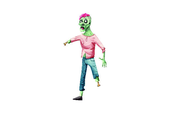 Zombie in Watercolor: A Halloween Design Review